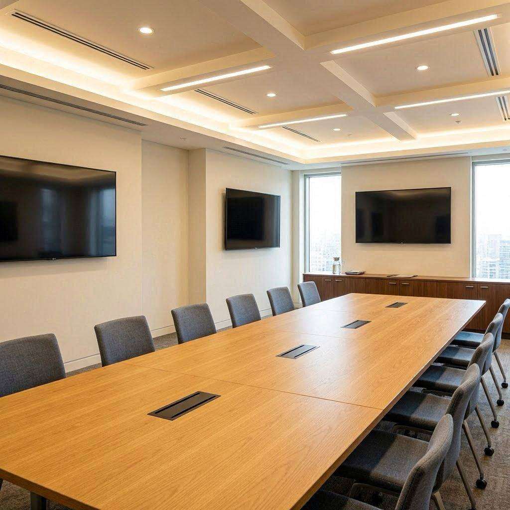 外贸企业怎样在跨部门联合会议结束前确认写字楼办公办公区环保材料的收尾事项